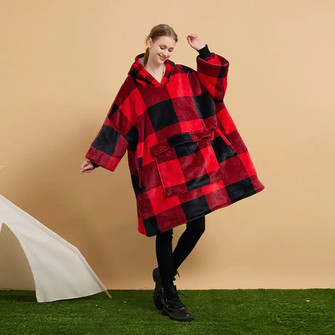 ultra soft wearable blanket hoodie for cold nights
