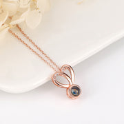 I Love Your Heart Shaped Projection Necklace