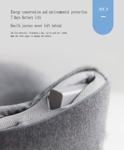 Neck Massage Pillow Relax Neck Muscle Therapy Massager Sleep Pillow for Office Mid Home and Travel