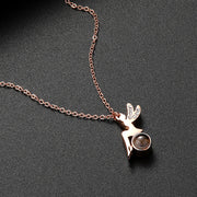 Projection 100 Languages I Love Your Korean Necklace