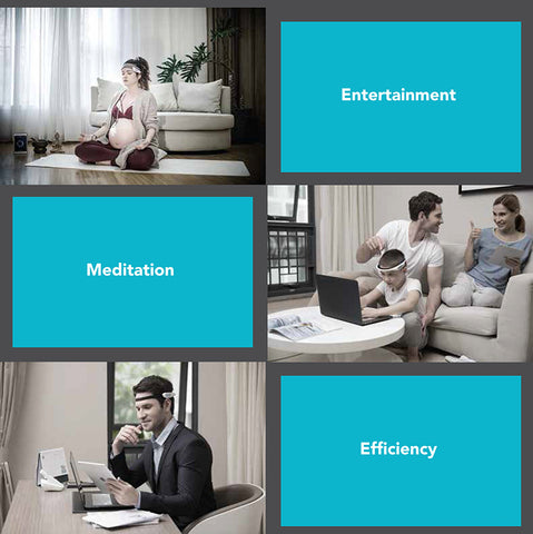 BrainLink mind head ring brain wave detector