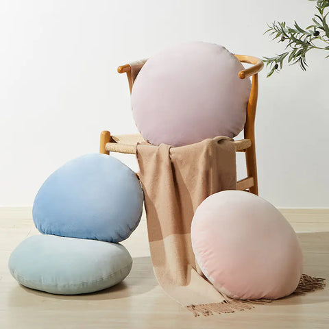 Soft Round Velvet Meditation Cushion