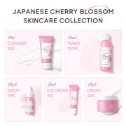 Japan Sakura Skincare Set - 5 Piece Face Care Kit