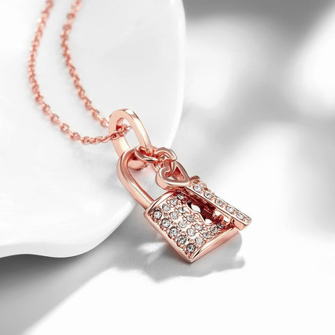 Key-to-your-Heart Rose Gold Necklace