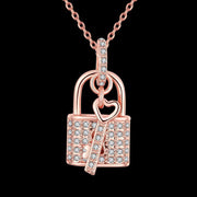 Key-to-your-Heart Rose Gold Necklace