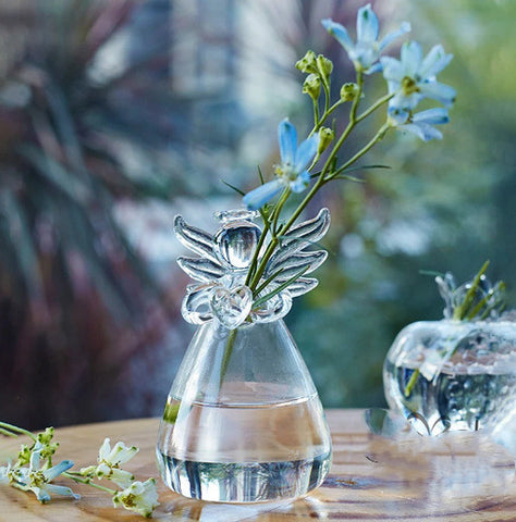 Angel Glass Looking At Your Vase