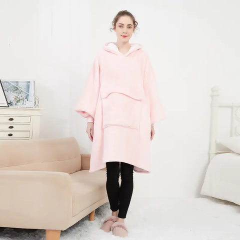 ultra soft wearable blanket hoodie for cold nights