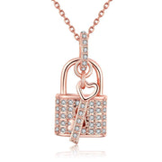 Key-to-your-Heart Rose Gold Necklace