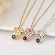 I Love Your Heart Shaped Projection Necklace