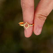 Decorations Light Up Your Rainy Golden Sun Ring