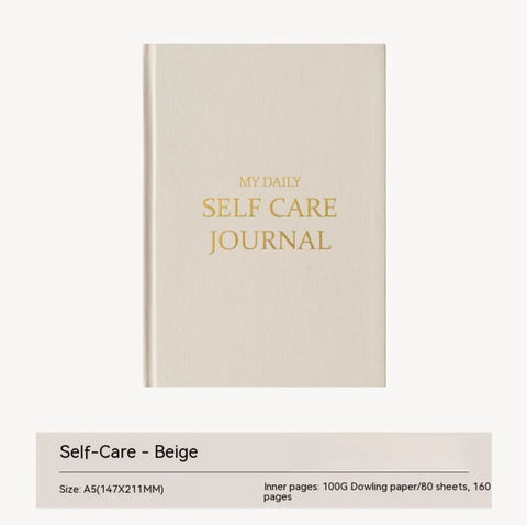 A5 Cloth Cover Self-Care Notebook