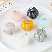 Natural Crystal Pumpkin Sculpture