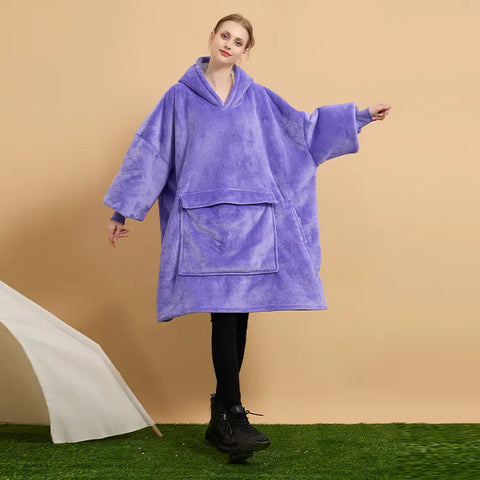 ultra soft wearable blanket hoodie for cold nights