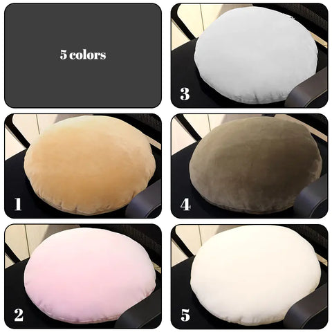 Soft Round Velvet Meditation Cushion