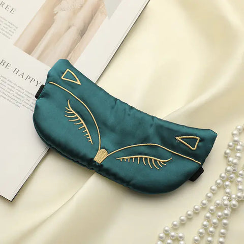 Silk Sleep Mask for Travel and Relaxation (Soft Eye Cover)