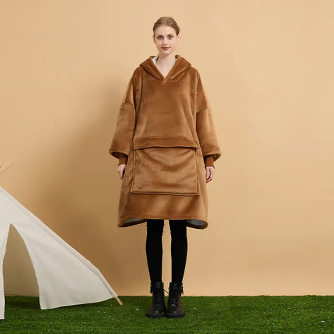 ultra soft wearable blanket hoodie for cold nights