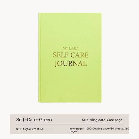 A5 Cloth Cover Self-Care Notebook