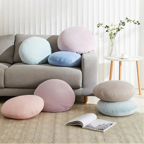 Soft Round Velvet Meditation Cushion