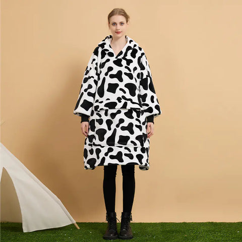 ultra soft wearable blanket hoodie for cold nights