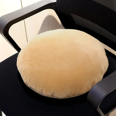 Soft Round Velvet Meditation Cushion