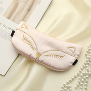 Silk Sleep Mask for Travel and Relaxation (Soft Eye Cover)