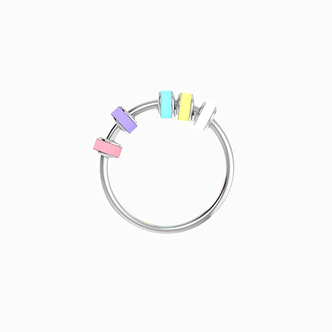 Your Anxiety Is Lying Enamel Fingertip Stainless Steel Ring
