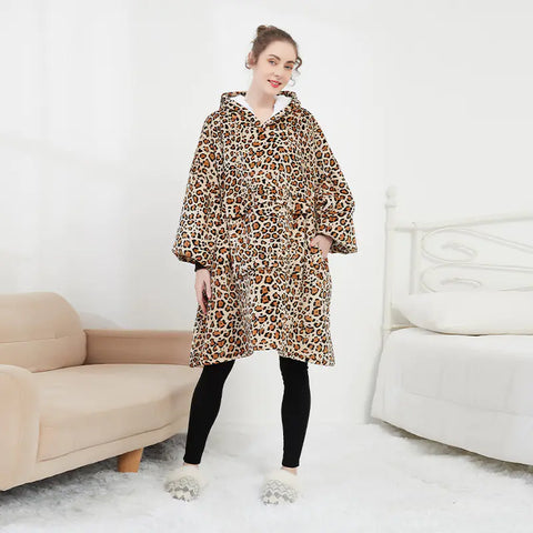 ultra soft wearable blanket hoodie for cold nights