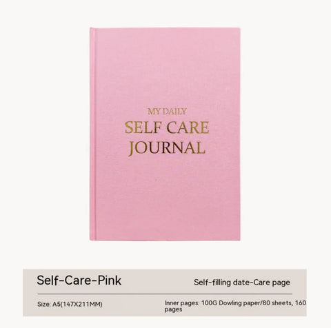 A5 Cloth Cover Self-Care Notebook