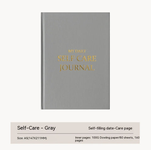 A5 Cloth Cover Self-Care Notebook