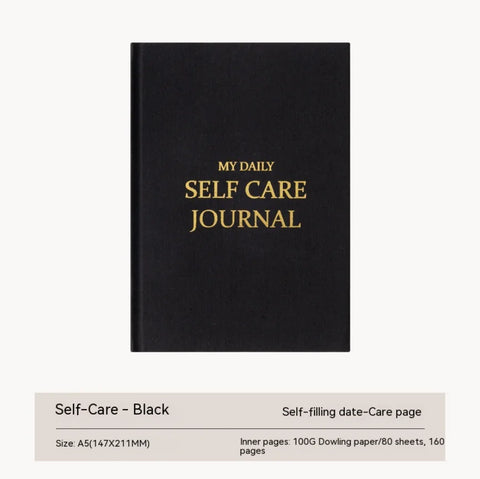 A5 Cloth Cover Self-Care Notebook