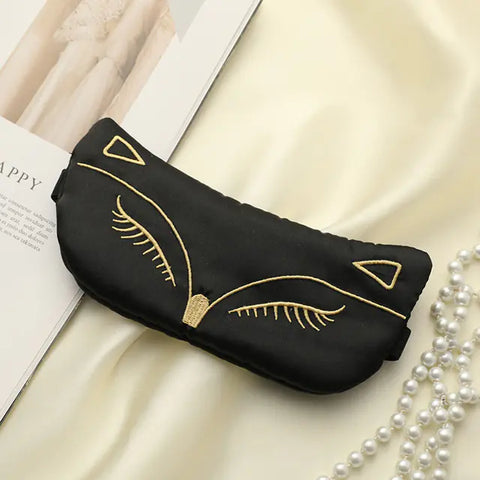 Silk Sleep Mask for Travel and Relaxation (Soft Eye Cover)