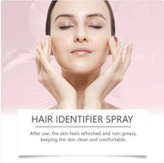Hair Identifier Spray for Face and Body Shaving