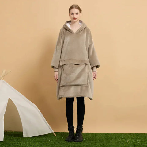 ultra soft wearable blanket hoodie for cold nights