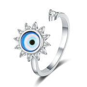 Clover Zircon Ring for Anxiety Relief and Decompression