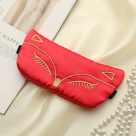 Silk Sleep Mask for Travel and Relaxation (Soft Eye Cover)