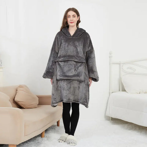 ultra soft wearable blanket hoodie for cold nights