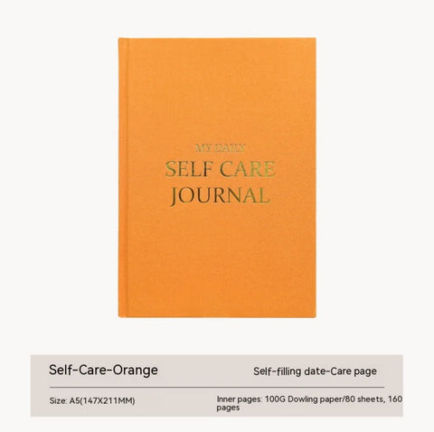 A5 Cloth Cover Self-Care Notebook